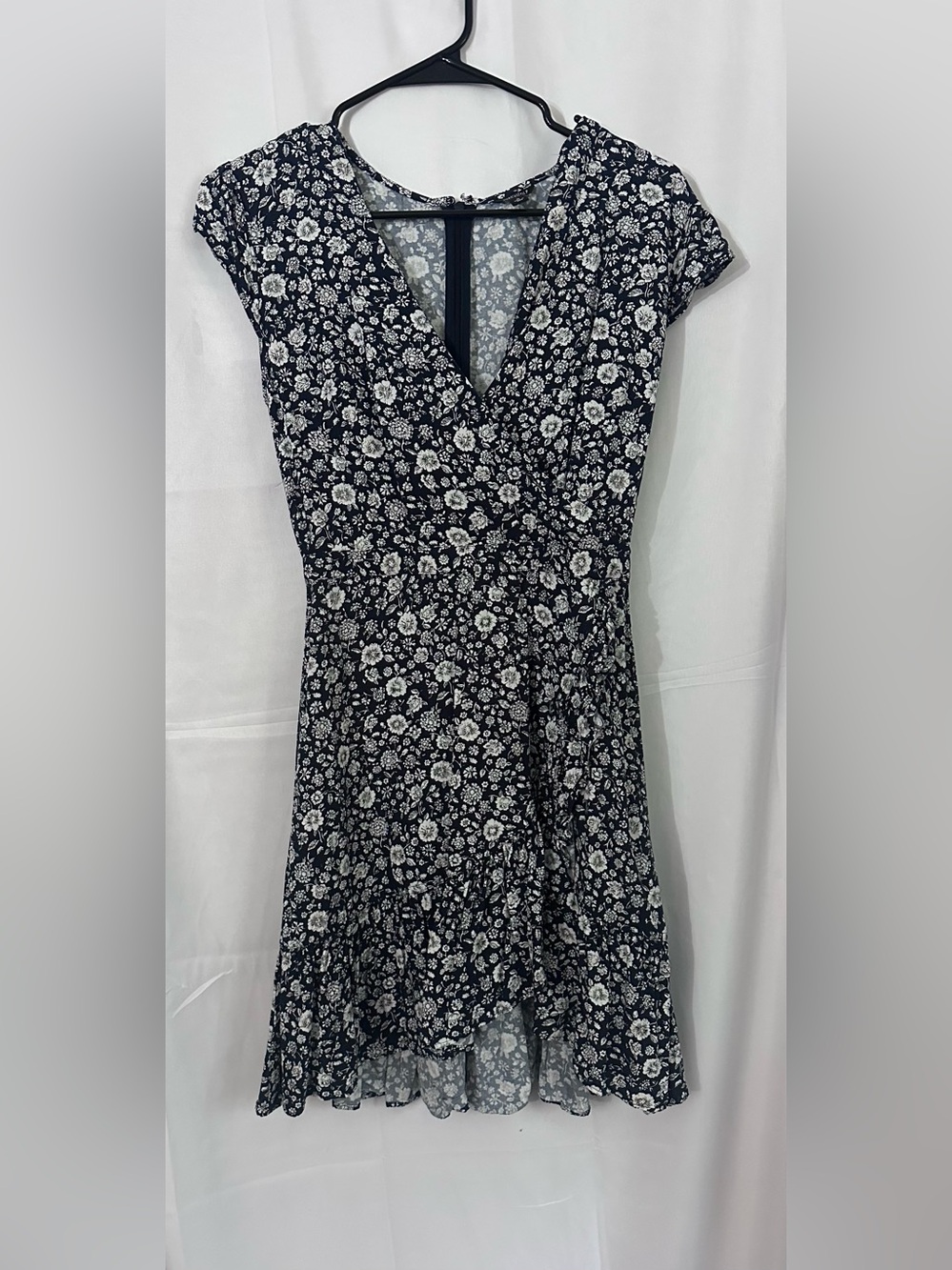 J.Crew Mercantile floral faux wrap dress